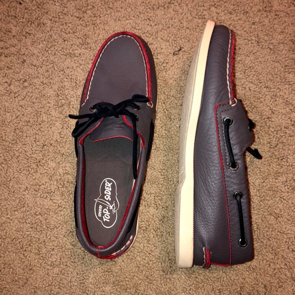Sperry Other - Sperrys Grey Leather Top-Sider